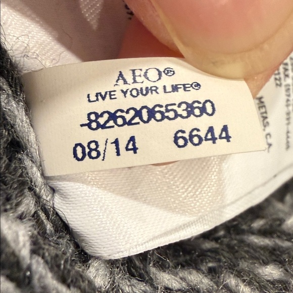 American Eagle Outfitters Fair Isle Nordic Cozy Winter Knit Jegging Sweater - Picture 10 of 11